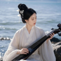 筝墨丹青：丝弦作笔的音画轴