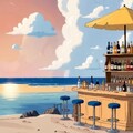 沙滩小酒吧｜吹一缕爵士味的海风