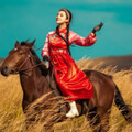 西域草原风 ：奔腾的骏马儿伴我浪迹天涯