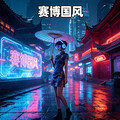 霓虹穿古巷｜赛博遇国风 未来古典主义