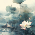 茶室禅乐：清雅古筝绕茶席，闲品清茶静度浮生