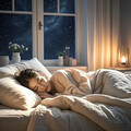 晚风送眠音：夜色渐浓 音符编织梦境羽衣