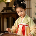 古筝雅乐：素手拨弦，茶烟相伴度流年