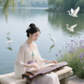 古筝和风曲：和风送筝，新茶初泡润心头