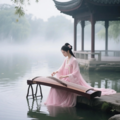 古筝栖心曲：筝音栖心，茶烟一室避尘嚣