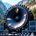 大型DJ音响重低音：超强节奏，氛围炸裂