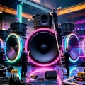 大型DJ音响万人蹦迪丨重低音一出，直接炸场