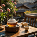 清茗雅弦养生乐：一盏茶静一寸心