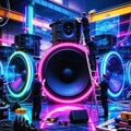 大型DJ音响万人蹦迪｜超劲爆重低音冲击耳膜